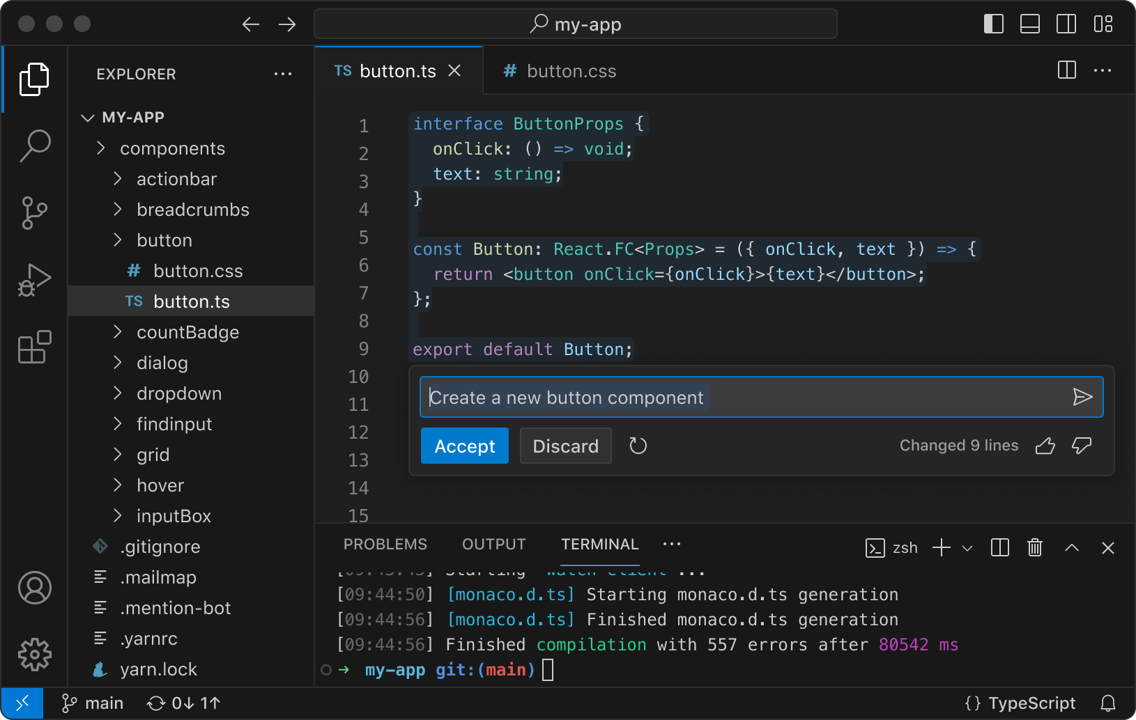 VS Code Homepage Clone